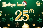 25 AZN-lik HƏDİYYƏ KARTI